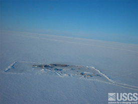 Aerial view of the Mallik project.