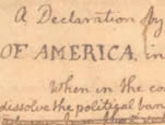 Thomas Jefferson (1743-1826), 'Original Rough Draught of the Declaration of Independence.'  Holograph with minor emendations by John Adams and Benjamin Franklin, June 1776