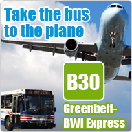 B30 bus to BWI ad                                 