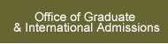 Office of Graduate and International Admissions