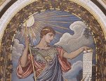 Students take a close analytical look at the historic Minerva mosaic from the Great Hall of the Library of Congress, and discover what it can tell them about the mission of the Library's founders.
