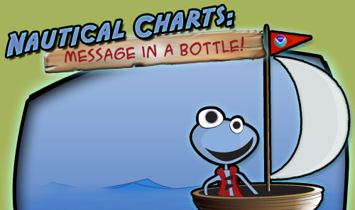 Cobalt, main character in a boat looking at a bottle with message inside