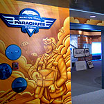 Aviation Trail, Inc. parachute museum at the Wright-Dunbar Interpretive Center.