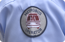 image of a Metrobus operator uniform