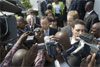 Secretary-General Ban Ki-moon on mission in the Democratic Republic of Congo, talks to correspondents