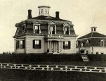 Captain Penniman's House, French Second Empire style, built in 1868. (From the collection of Cape Cod National Seashore)