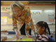 Secretary Spellings participates in a class at Nome Elementary School in Nome, Alaska.