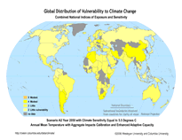 Download A2 hi-temp, aggregate impacts and enhanced adaptive capacity 2050 Map Below