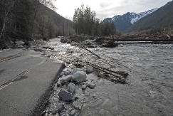 Image of winter flooding in Washington State