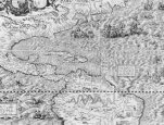 First Map of California.  'Americae sive quartae orbis partis nova et exactissima descriptio,' [Map of America]. By Diego Gutierrez, 1562.