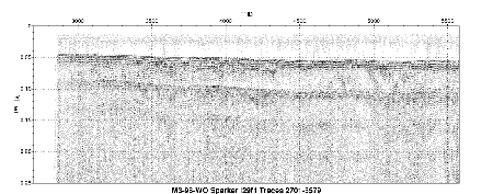 Sparker profile collected off Washington Shelf.