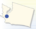 Map of Thurston County,WA