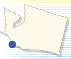 Map of Clark County, WA