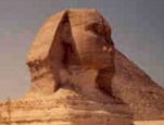 Great Sphinx of Giza is a large half-human Sphinx statue in Egypt, on the Giza Plateau at the west bank of the Nile River, near modern-day Cairo