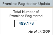 460,887 Premises Registered as of 4/27/08