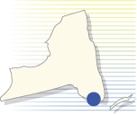 Map of Rockland County, New York