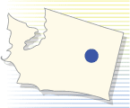Map of Colville Confederated Tribes, WA