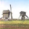 Thumbnail image of Sergei Michailovich Prokudin-Gorskii's "Windmills in the Yalutorovsk (Recent color print from three-color separation negative, circa 1910)"