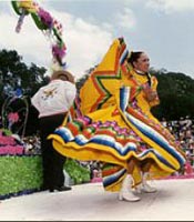 Dancer performs at the 1999 Fiesta San Antonio
