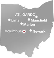 Map of Ohio