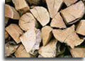 Photo of stack of cut firewood