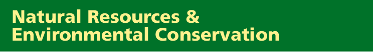 Natural Resources & Environmental Conservation header