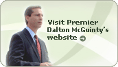 Premier McGuinty's site