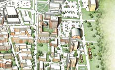 Ohio State campus map -- click an area of map for greater detail