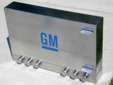 Photo: GM fuel cell stack.