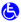 access for all logo = wheelchair symbol