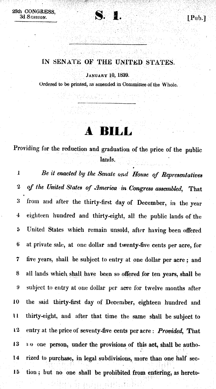 Bill 1 of 307, 