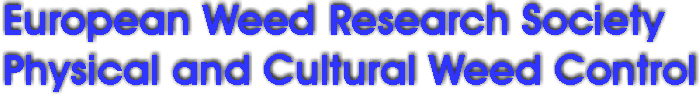 Physical and Cultural Weed Control Working group of the European Weed Research Society header