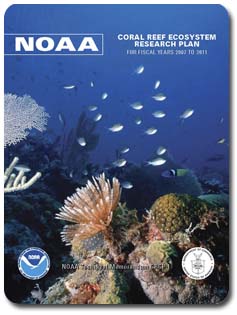 NOAA image of the cover for the “NOAA Coral Reef Ecosystem Research Plan.”