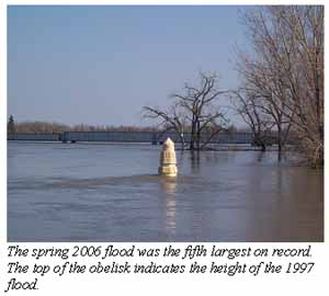 Photo of a flooded area.