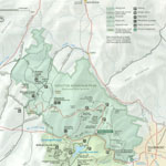 Hightlight image of Catoctin Mountain Park map