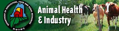 Maine Department of Agriculture Animal Health and Industry