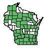 County distribution map- click for detailed distribution maps.