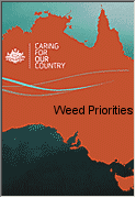 Caring for Our Country Weed Priorities