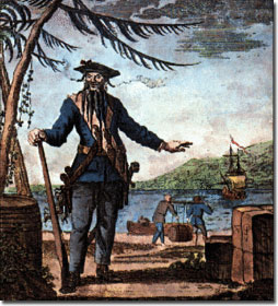 Illustration of Blackbeard