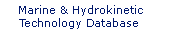 Marine and Hydrokinetic Technology Database