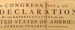 Dunlap Broadside: Declaration of Independence