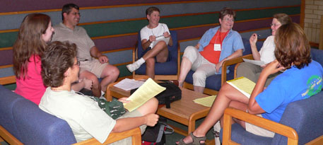 Lawton teachers at June 2006 Summer Institute