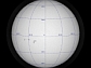 An edited image from the OSPaN telescope shows the relative size of Mercury compared to the sun.