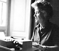Elizabeth Eisenstein, the Center for the Book's first resident scholar, in 1979