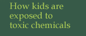 How kids are exposed to toxic chemicals