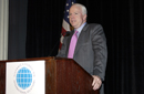 Senator McCain speaks to members and guests of the Hispanic Council of International Relations 