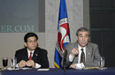 Secretary Carlos M. Gutierrez answers questions 