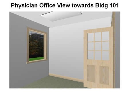 Physician Office View towards Bldg. 101