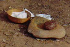 Mano and Metate used for grinding corn