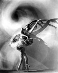 Alexandra Danilova in the de Basil Firebird, 1930s.